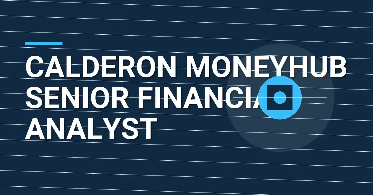 Calderon MoneyHub Senior Financial Analyst