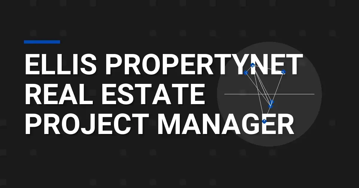 Ellis PropertyNet Real Estate Project Manager