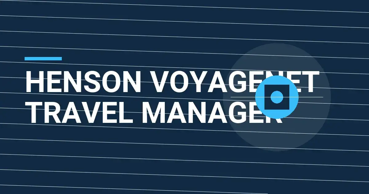 Henson VoyageNet Travel Manager