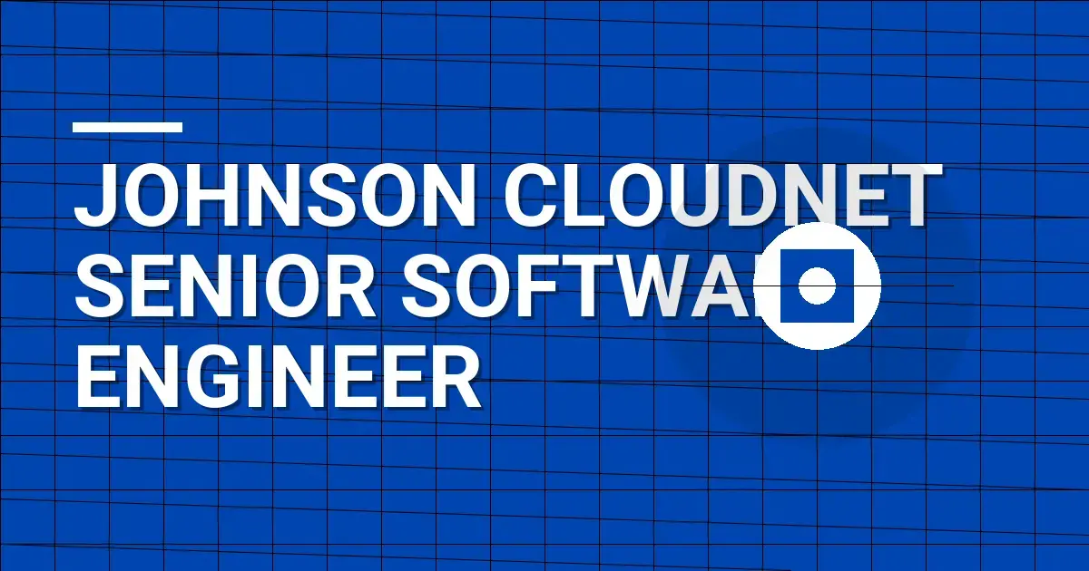 Johnson CloudNet Senior Software Engineer