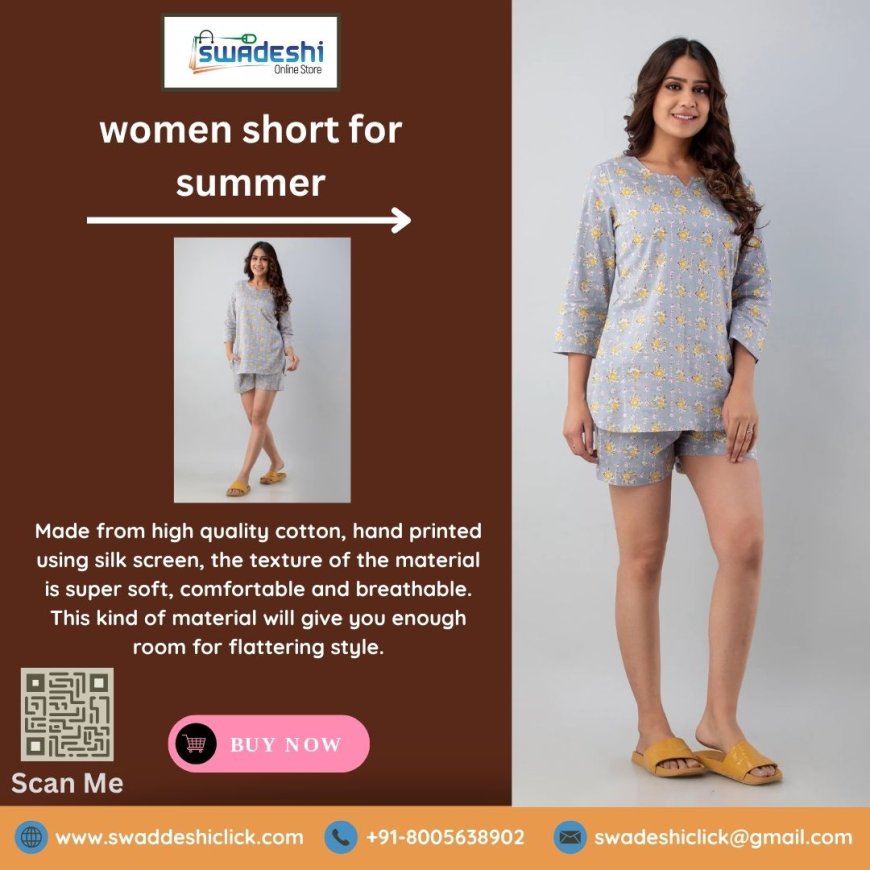 Women’s Summer Shorts: Effortless Warm-Weather Style
