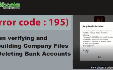 Different ways to Rectify QuickBooks Error Code 195