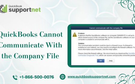 Fix QuickBooks Cannot Communicate With Company File Issue