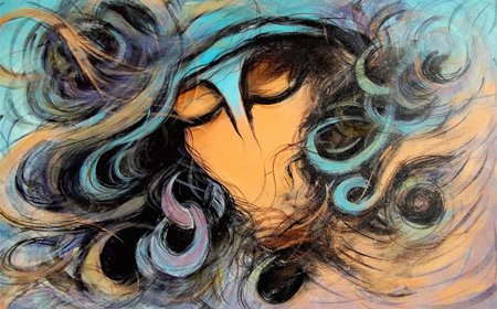 Divine Abstractions: Exploring the Symbolic Depth of Abstract Paintings of Lord Shiva