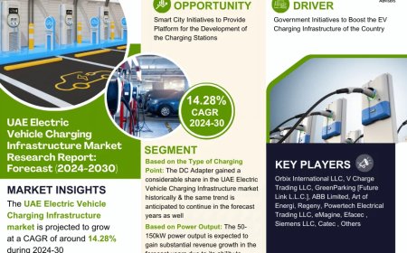 UAE Electric Vehicle Charging Infrastructure Market to Soar at 14.28% CAGR Through 2030 | Trends, Drivers, and Forecast Analysis